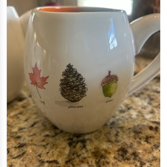 Rae Dunn Artisan Magenta FALL coffee Mug 20 Oz. - Picture 1 of 4